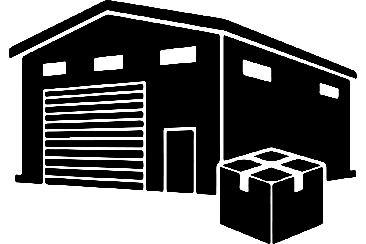 Warehouse and industrial building, a Decorative Illustration by jahid234 (Photo 10 of 13)