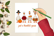 Just a Thankful Goose Sublimation, a Seasonal Illustration by Rose Art (Thumbnail 4 of 4)