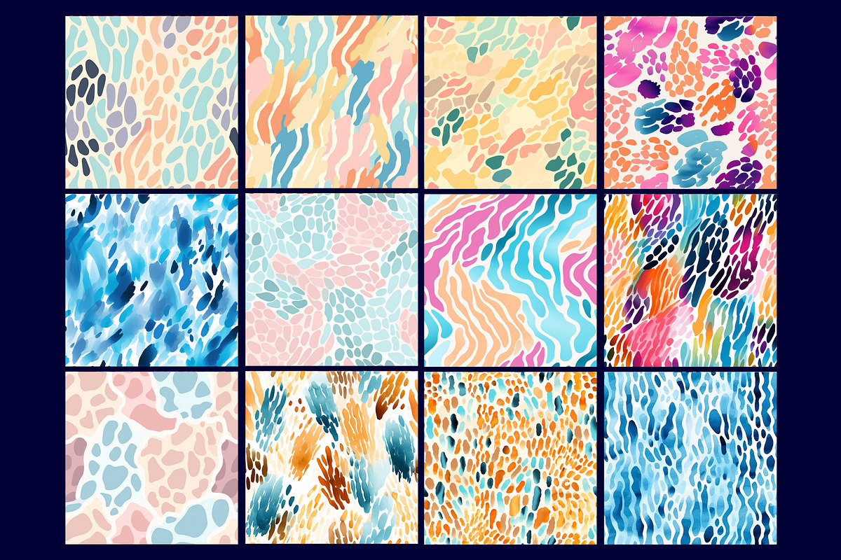 Pastel Animal Print Seamless Pattern, a Pattern Graphic by Forhadx5 (Photo 4 of 7)