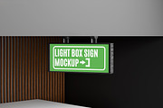 LIGHT BOX SIGN MOCKUP, an Advertising Mockup by safrizalstudio (Thumbnail 4 of 4)