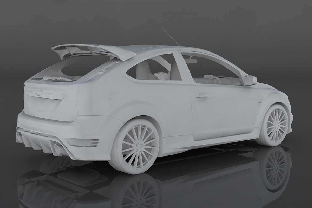 2009 Ford Focus RS, a Cars & Vehicle 3D Model by valtriiu (Photo 9 of 12)