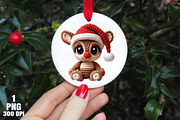 Yarn Crochet Christmas Reindeer PNG, an Illustration by Daily.Designs (Thumbnail 10 of 10)