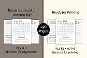 Monthly Planner, Daily Planner, a Print Template by POC Digital (Thumbnail 4 of 7)