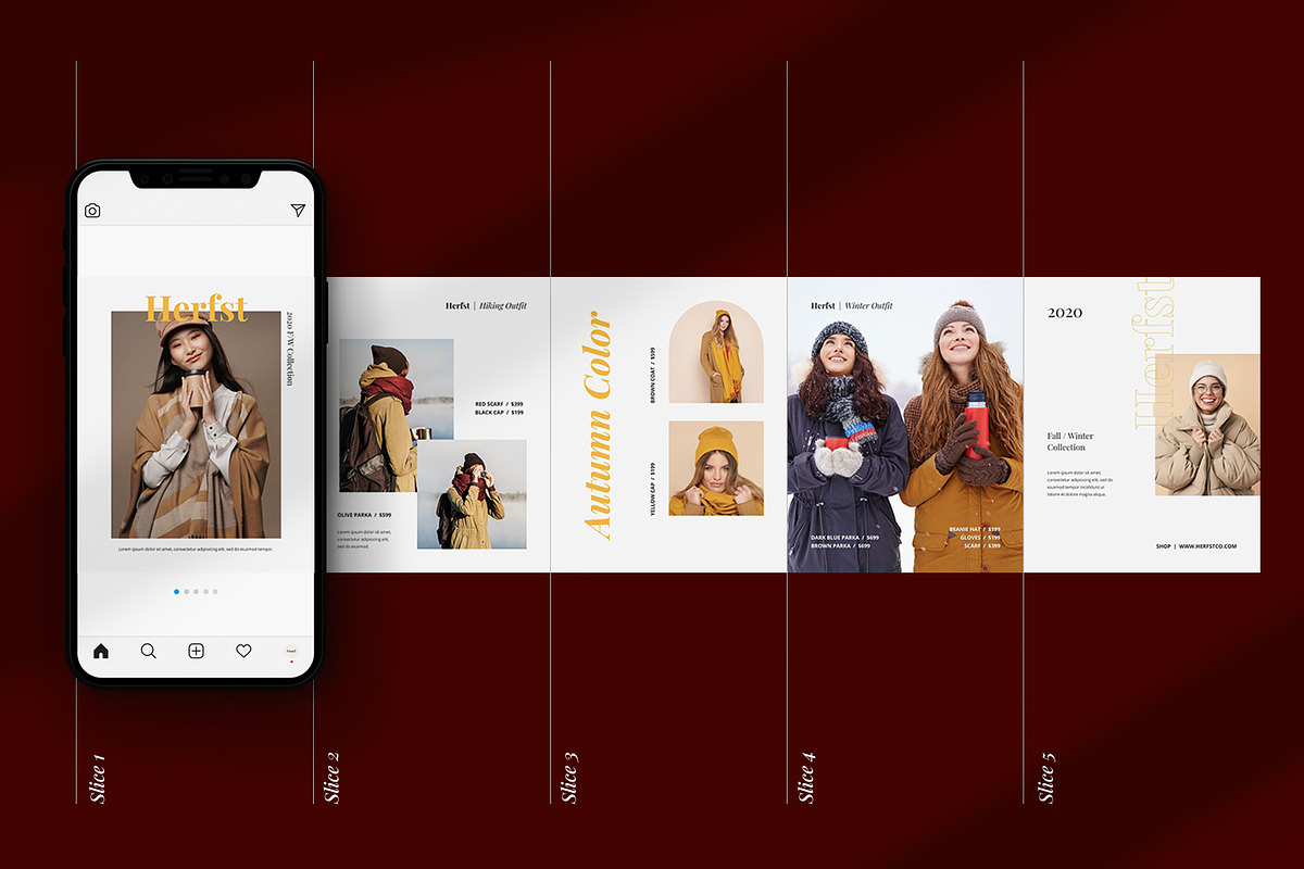 Showtime Carousel Template | CANVA, a Social Media Template by Visuel Colonie® (Photo 12 of 13)