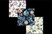 Rococo Christmas Seamless Patterns, a Pattern Graphic by CitraGraphics (Thumbnail 4 of 4)