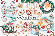 Christmas Clip Art, a Seasonal Illustration by Leonaa art (Thumbnail 2 of 10)