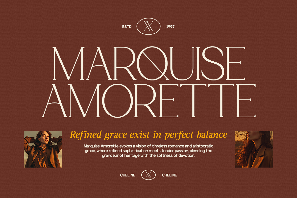 GC Cheline - Modern Elegant Serif, a Serif Font by Glyphonic (Photo 15 of 15)