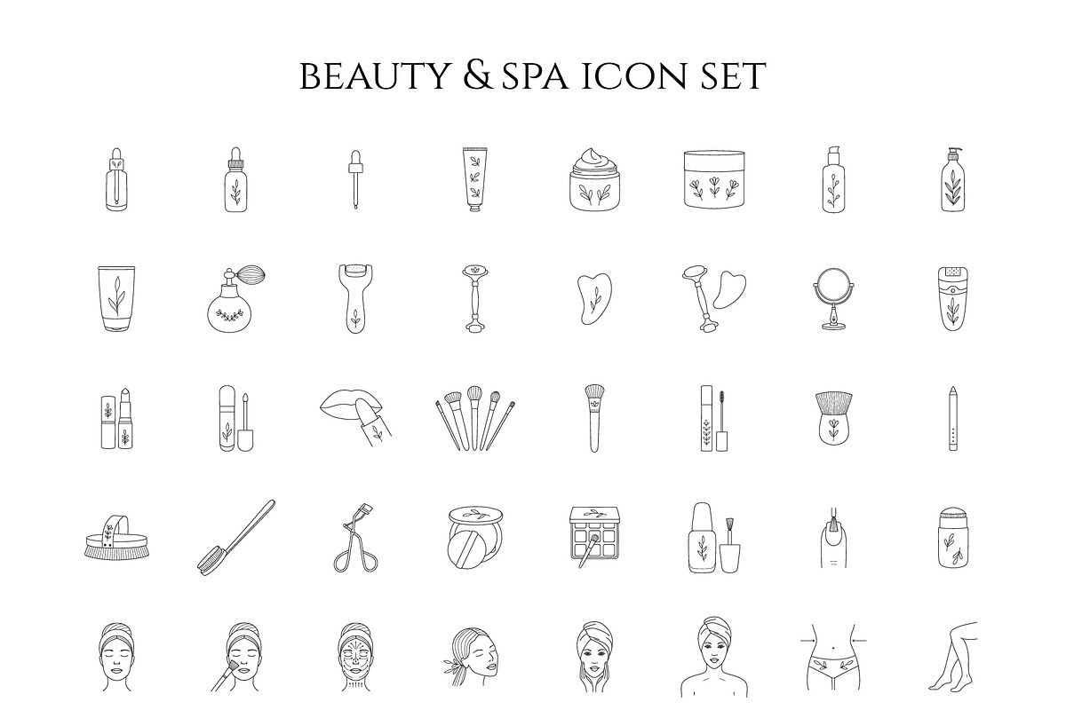 Icons & Illustrations Bundle, an Outline Icon by NatalieArtShop (Photo 3 of 28)