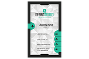 Design studio modern business card, a Business Card Template by A.Lamprianidis (Thumbnail 3 of 3)