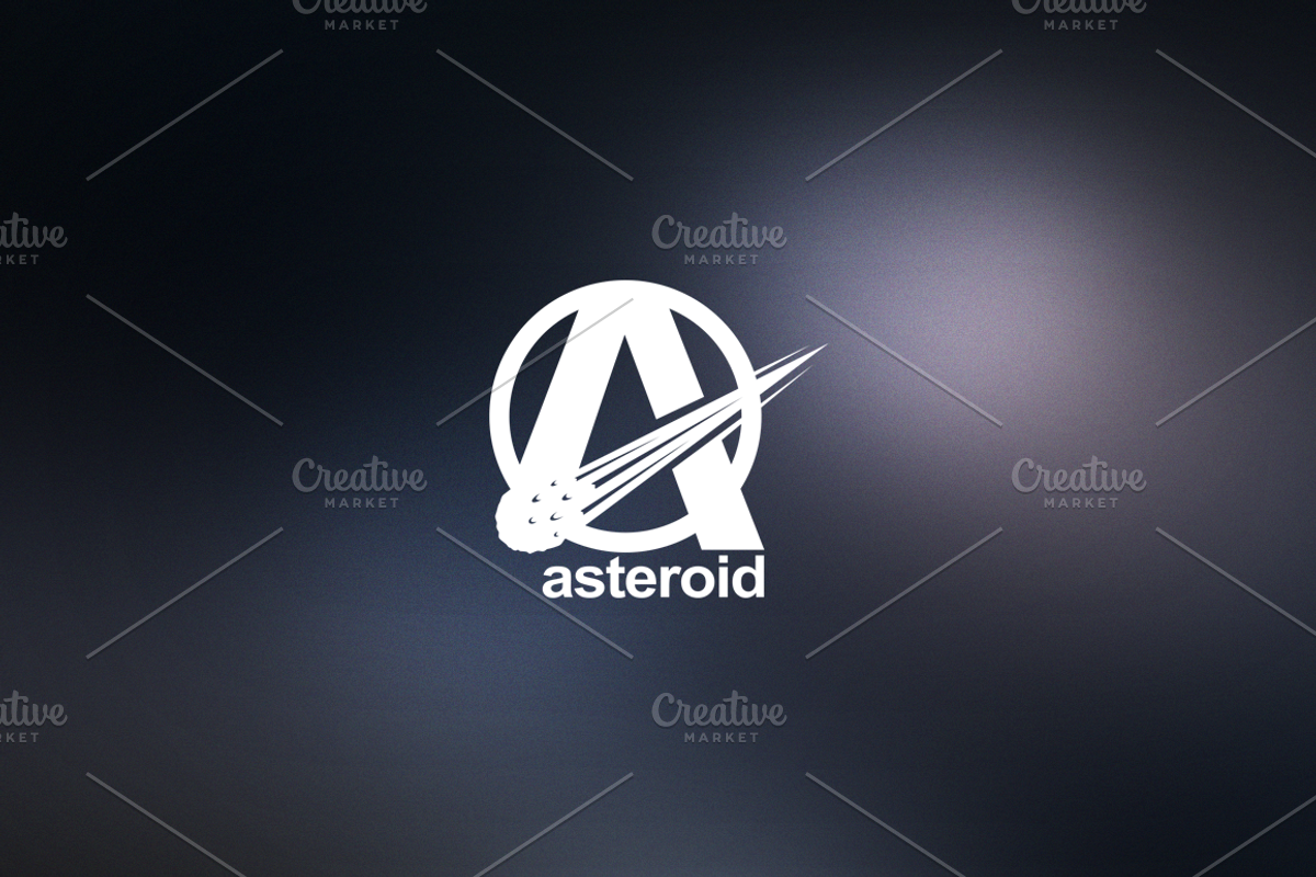 Asteroid Logo Template, a Branding & Logo Template by SymonDesign (Photo 2 of 3)