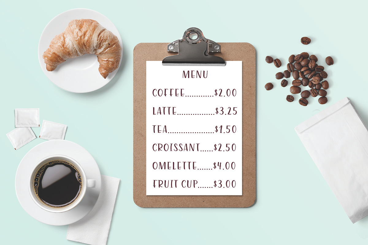 Blue Mountain Espresso Font preview 3