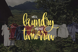 Laundry Day Font Duo