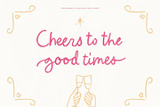 Provence Cappuccino Script & Doodles, a Handwritten Font by Ivan Rosenberg (Thumbnail 7 of 12)