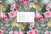 Debonair Watercolour Leopard Print, a Pattern Graphic by Pink Linen (Thumbnail 4 of 13)