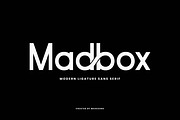 Madbox | Modern Ligature Sans Serif, a Sans Serif Font by Mahesans Co (Thumbnail 10 of 10)