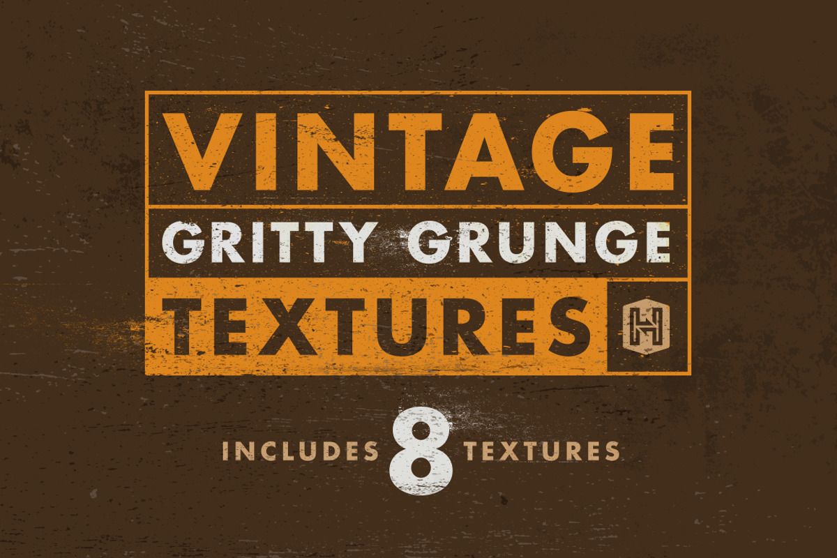 Vintage Gritty Grunge Textures, a Texture Graphic by Haynie Design Co. (Photo 1 of 3)