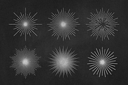 24 Retro Sunbursts - Set Vectors, an Object Graphic by Thundr Co. (Thumbnail 3 of 5)