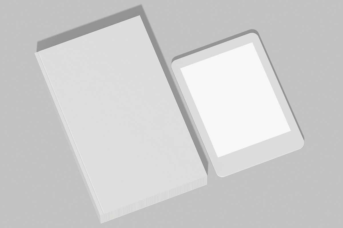 Ebook Mockup, a Merchandise Mockup by Unerispace (Photo 4 of 6)