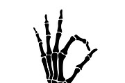 Skeleton Fingers Set, Cut Files, a Person Illustration by Watercolor_Vector Graphic (Thumbnail 6 of 16)