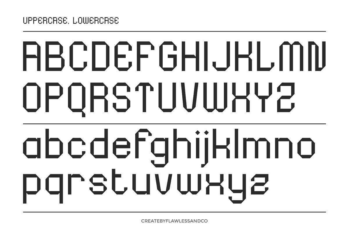 Xenox - Futuristic Font, a Font by Flawless And Co (Photo 9 of 10)