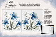Wet Watercolor Brushes for Procreate, a Brush Add-On by Fins and Fiction (Thumbnail 7 of 8)