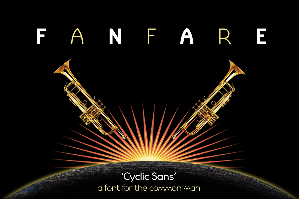 Cyclic Sans, a Sans Serif Font by ArtyType (Photo 4 of 5)