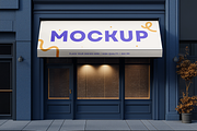 Storefront Awning Mockup Set, a Mockup by dpi (Thumbnail 7 of 9)