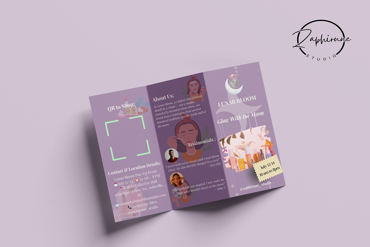 Skincare Branding Canva Kit preview 2