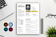 Resume CV Template, a Resume Template by Abdul Studio (Thumbnail 1 of 5)