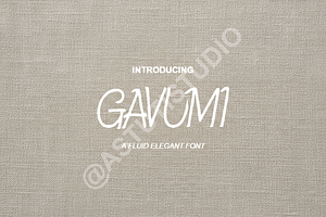 Gavumi | Luxury Modern High-Contrast, a Font by Astuti Studio