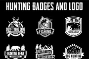 Hunting Vintage Badges and Logos, a Branding & Logo Template by shazi (Thumbnail 3 of 7)