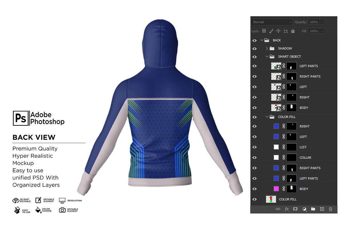 High Running Jersey Hood Mockup, a Shirt Mockup by Nanggroe Scripting (Photo 8 of 9)
