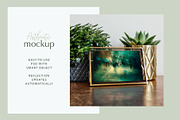 Gold Frame Mockup 3x2 Landscape#A, a Print Template by Julia Jane Creative (Thumbnail 3 of 5)