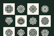 Deco Tattoo and Symbols Art Set, a Solid Icon by Creative Stall (Thumbnail 7 of 8)