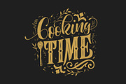 Set of vector cooking lettering, a Poster Template by Anna's Lettering (Thumbnail 8 of 13)