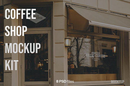 Coffee Shop Mockup Kit | 8 psd, a Packaging Mockup by Mock It Up