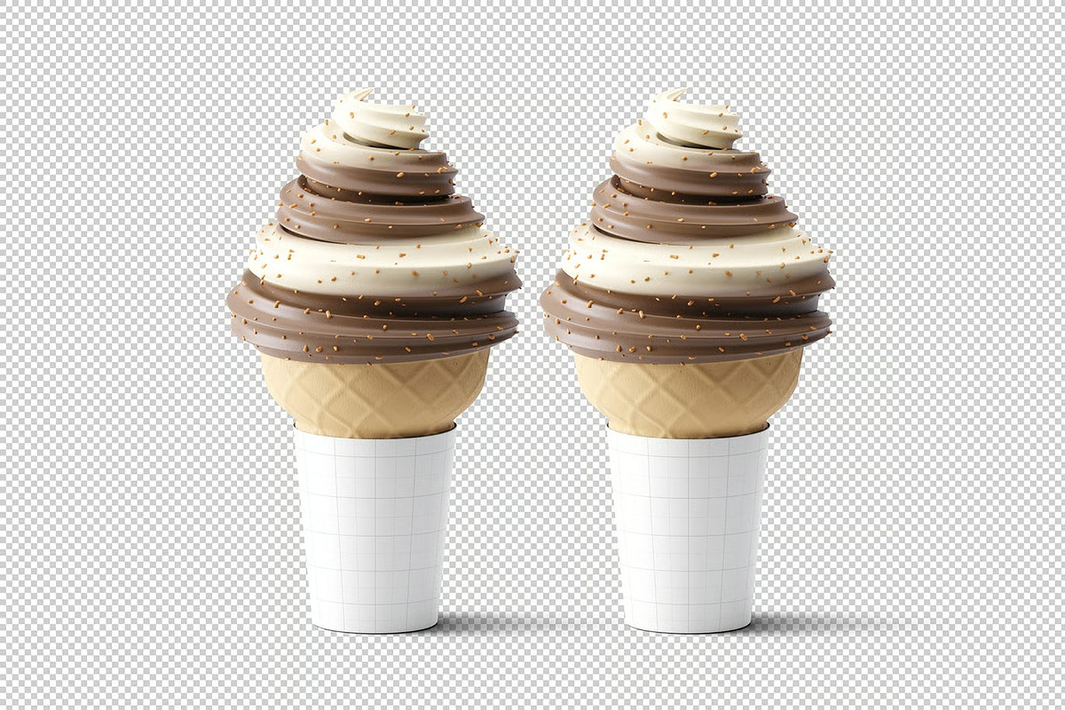 Ice Cream Cup Mockup, a Product Mockup by zpackcreative (Photo 3 of 4)