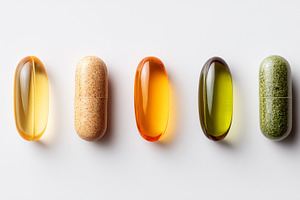Dietary supplement capsules and, a Health & Medical Photo by MistyDay