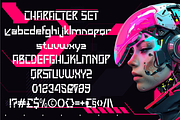 Quantum Sector Cyberpunk Techno Font, a Font by PutraCetol Studio (Thumbnail 5 of 5)