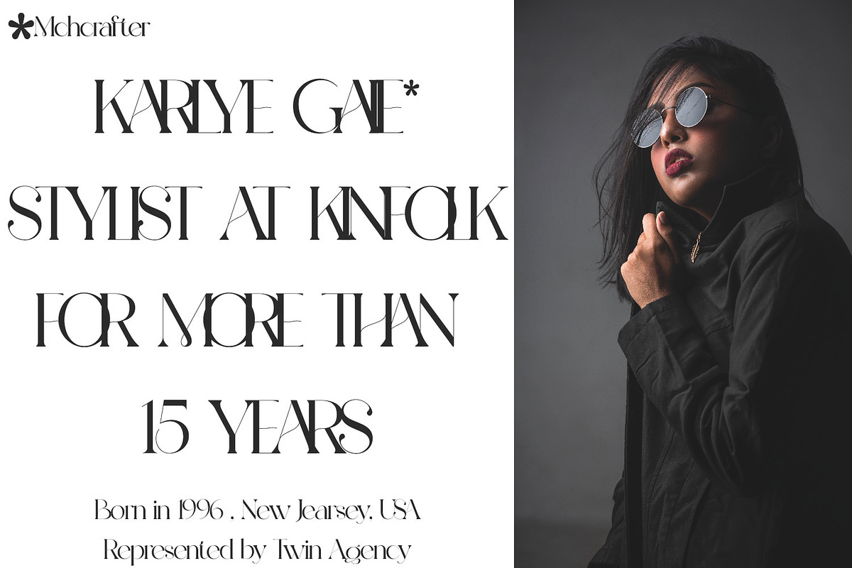 ACHOSMON | Modern Branding Typeface, a Serif Font by MchCrafter (Photo 4 of 7)