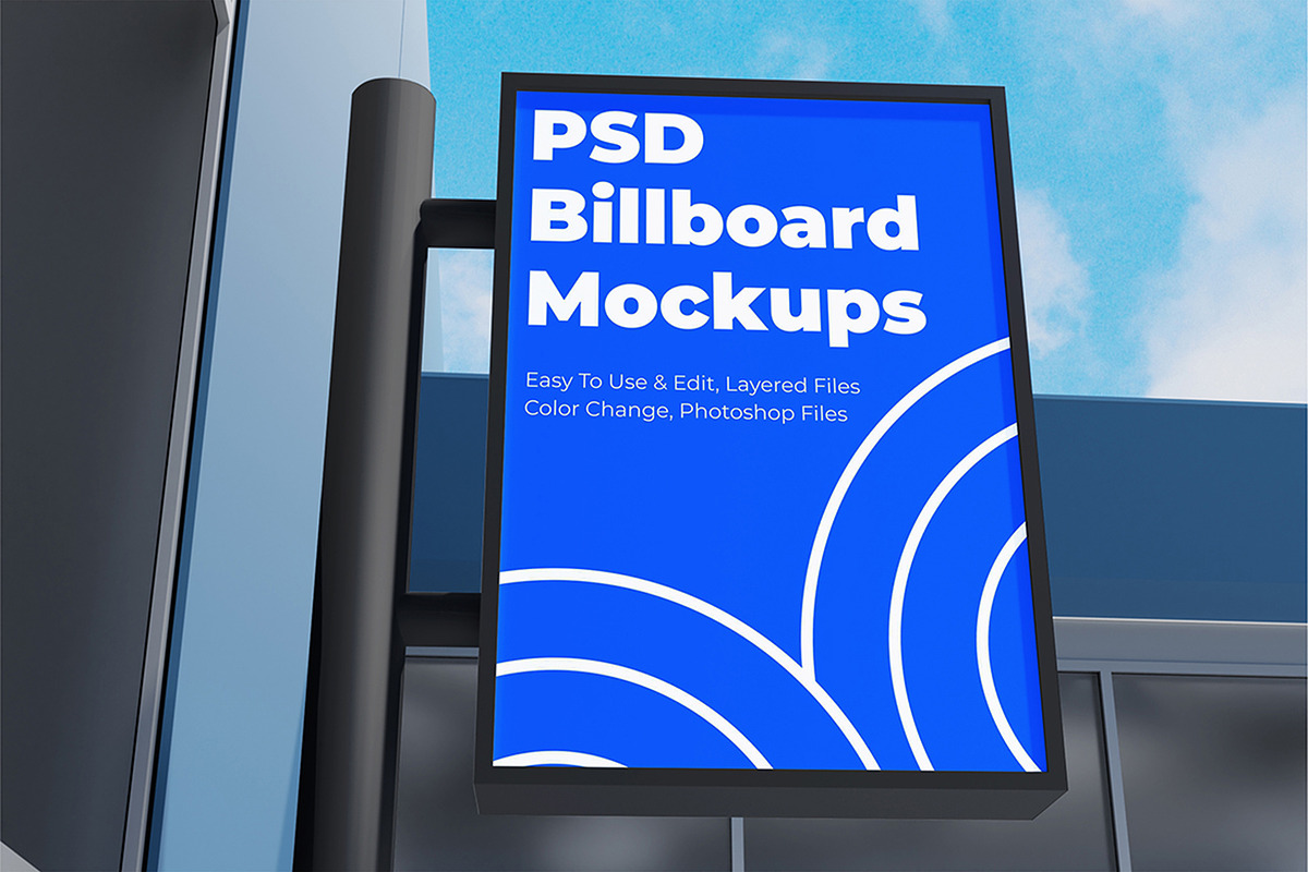 Advertising Pole Sign Mockup, an Advertising Mockup by Partikusi Design (Photo 2 of 4)