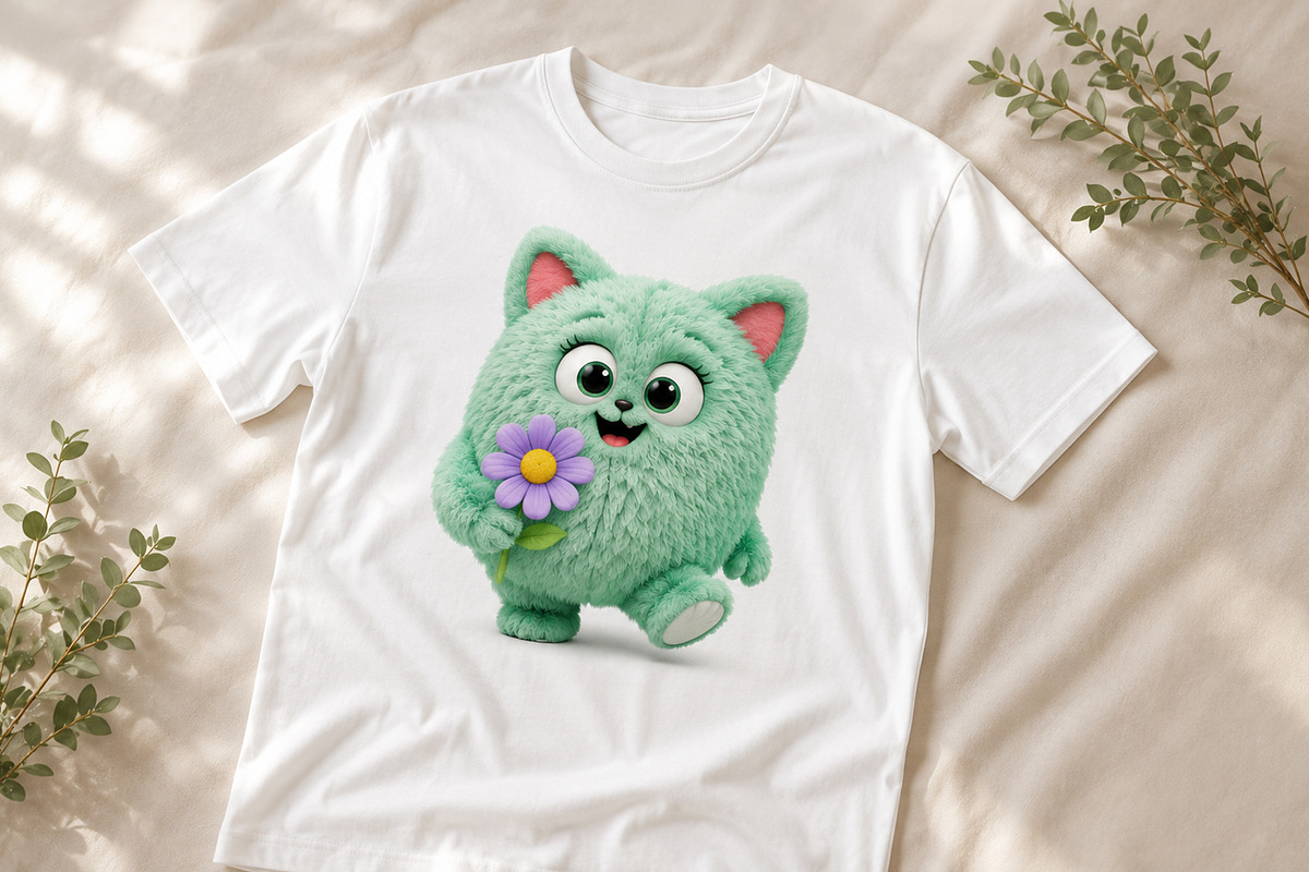 7 Cute Fluffy Monster PNG Bundle, an Animal Photo by Hamza067 (Photo 3 of 3)