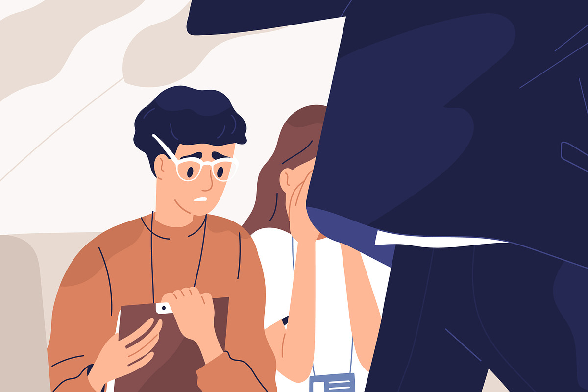 Angry boss or teacher concept, a Person Illustration by Good Studio (Photo 2 of 3)