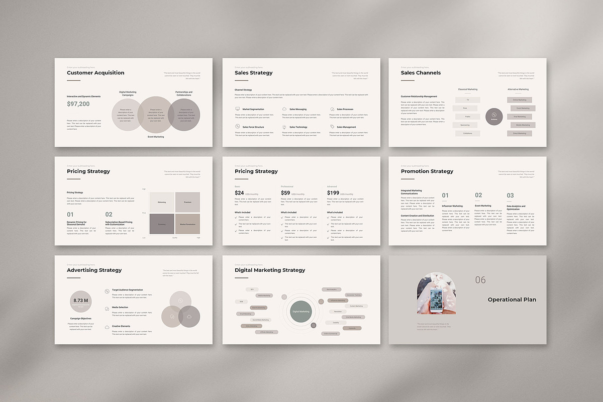 Canva Business Plan Presentation, a Presentation Template by CreativityForest (Photo 8 of 12)