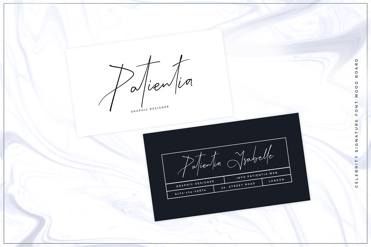 Celebrity Signature Font preview 3