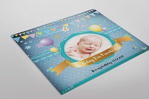 Baby Mini Birthday Session Cards