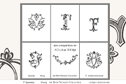 Antique Vintage Monogram Initial F, an Object Graphic by Antique Monograms (Thumbnail 3 of 4)
