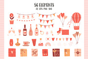 Valentine's day. Cards & Patterns, a Decorative Illustration by Valeria Soloveva (Thumbnail 3 of 17)