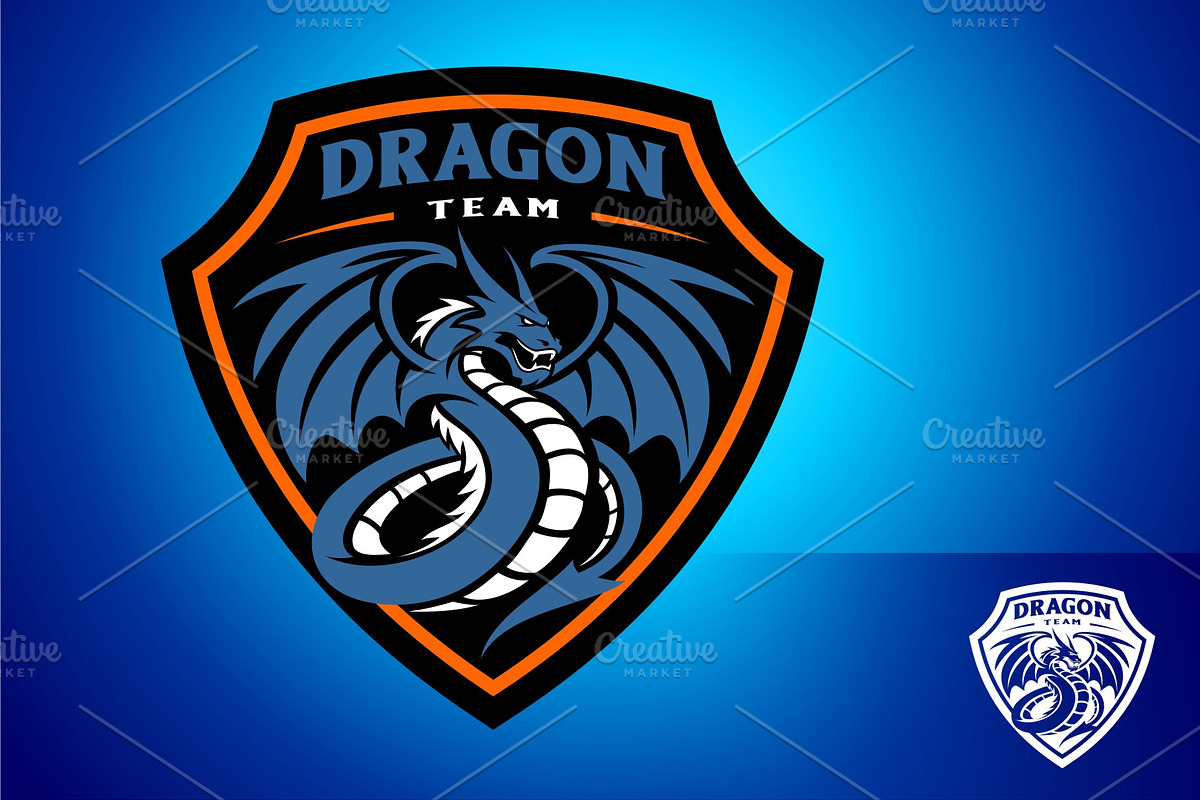 DRAGON TEAM, a Branding & Logo Template by herulogo