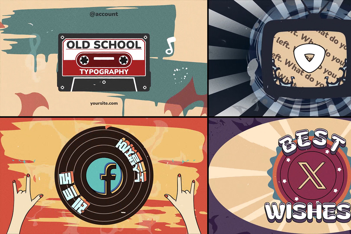 Old School Typography | DaVinci, a Templates & Theme by FlashFXbox (Photo 1 of 2)